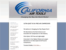 Tablet Screenshot of californiaairtools.com